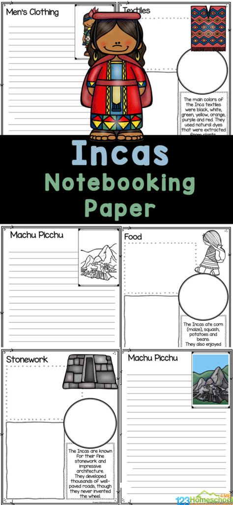 Inca Worksheets Printable
